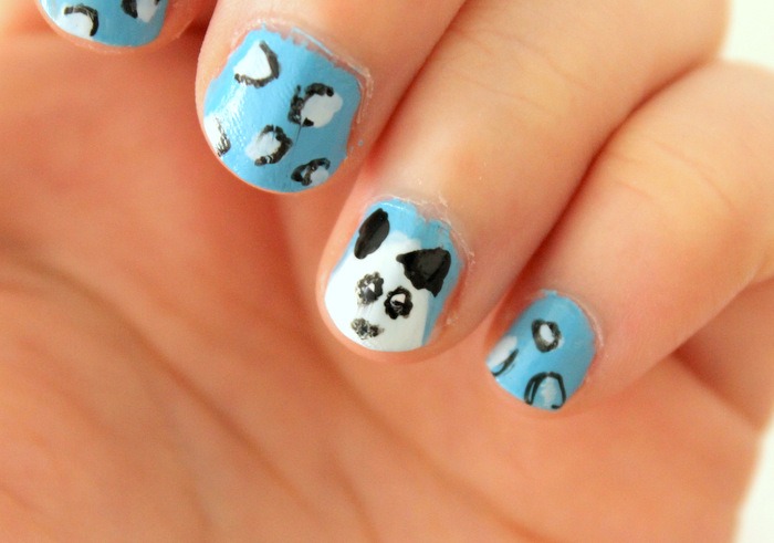 Panda Nails nail art