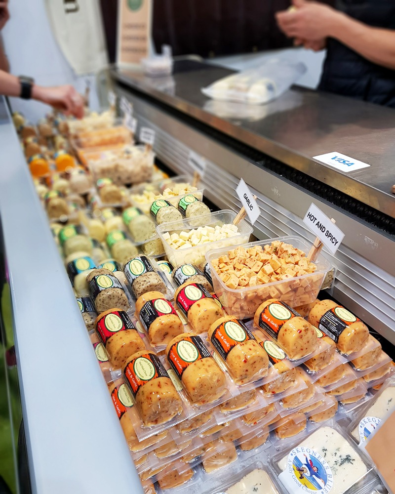 Cheese stand at BBC Good Food Show